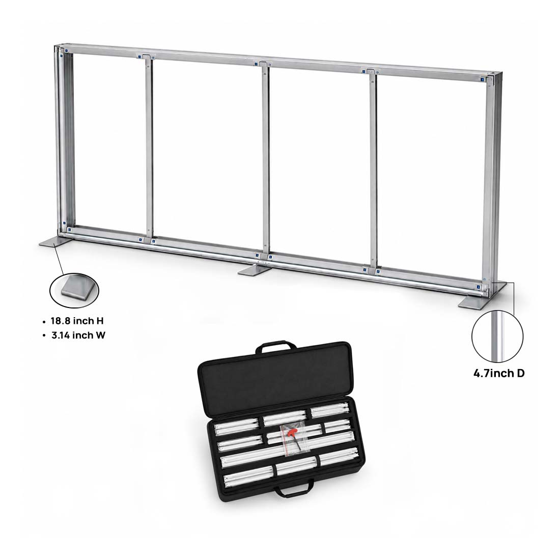 SEG Fabric Media Display - 5m W x 2.5m H