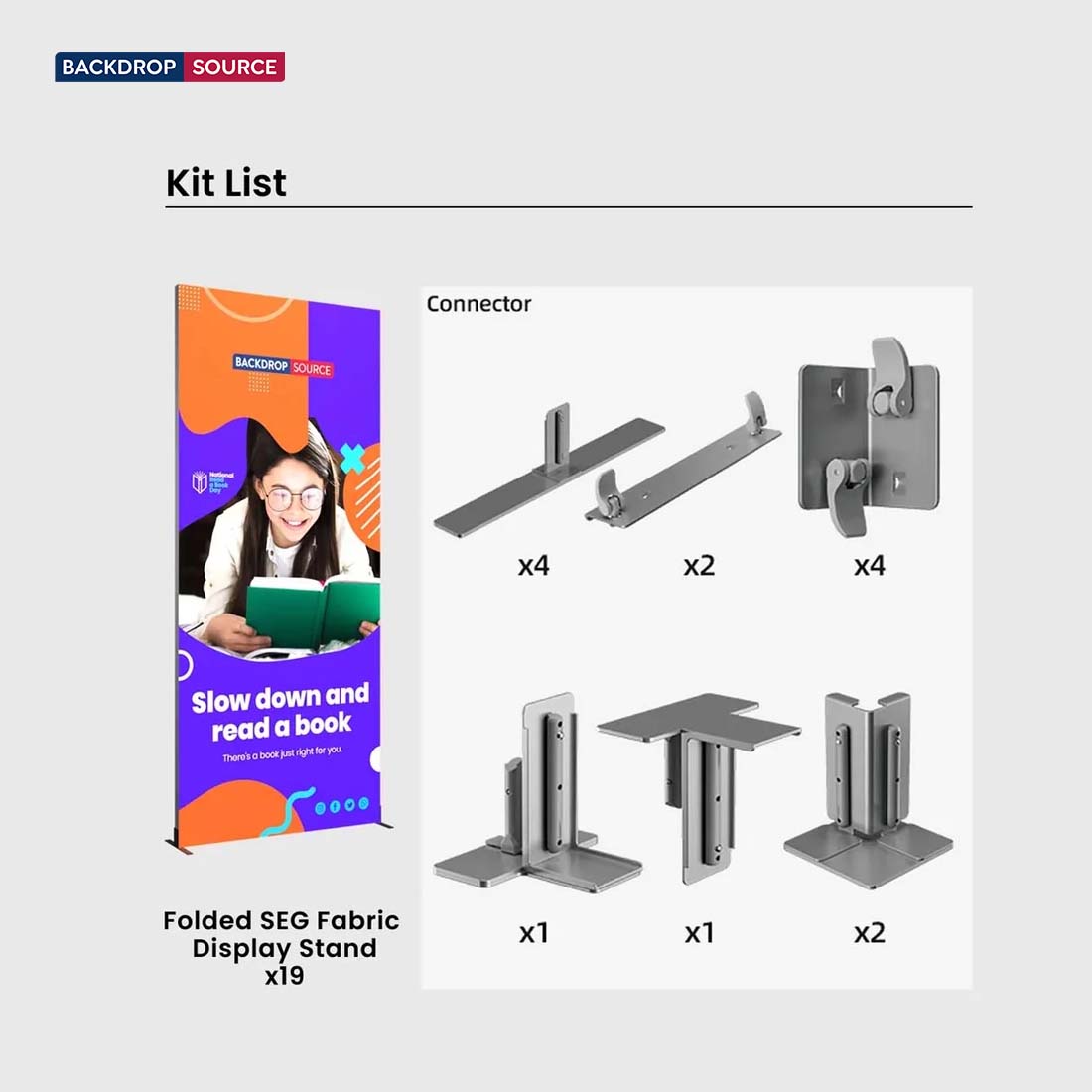 Foldable SEG Exhibition Display - Model 15