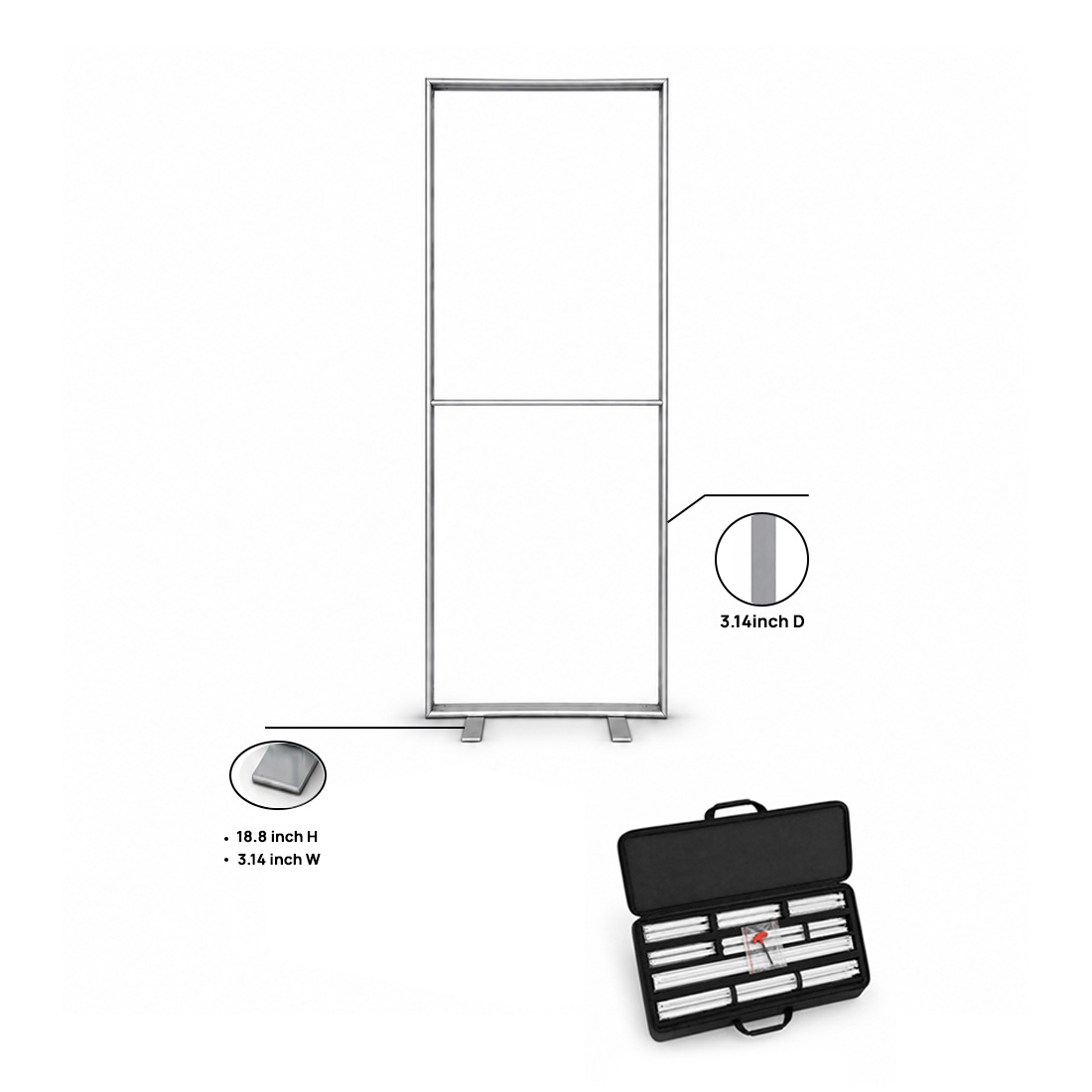 SEG Fabric Media Display 0.85m W x 2m H
