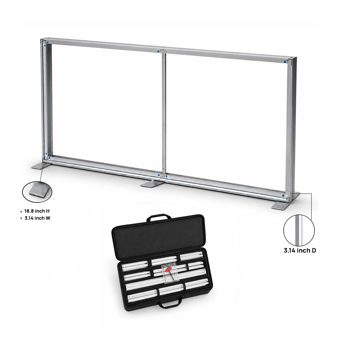 SEG Fabric Media Display -4m W x 2.5m H