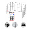 6x6m Magnetic Fabric Booth Wall with 13 Panels & Angled Sections