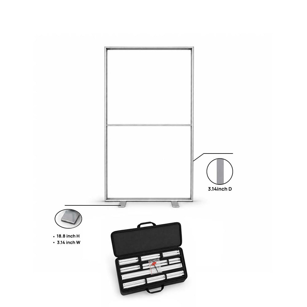 Non-Backlit SEG Fabric Media Display - 1m W x 2m H