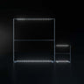 3x3m Backlit SEGO Booth Kit with Tall & Short Lightbox Walls