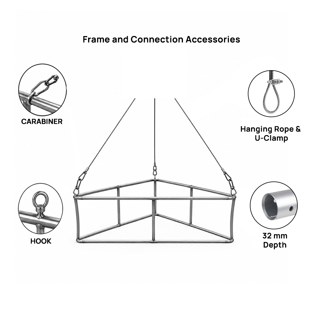 Sky Tube Triangle Hanging Banner