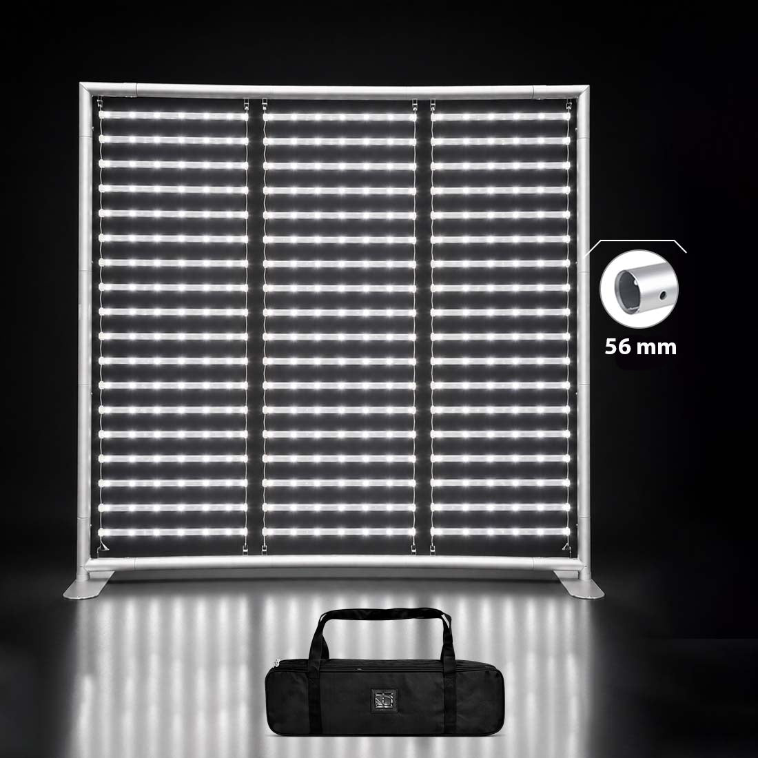 Slim Fabric LED Backlit Exhibition Wall