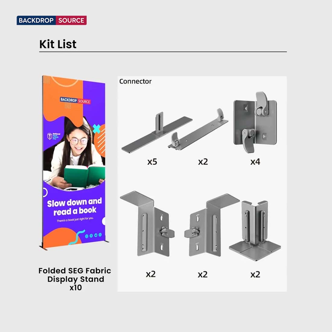 Foldable SEG  Exhibition Display - Model 14