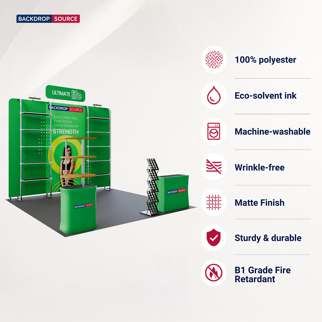 Portable Exhibit Display 3m x 3m - Model 20