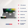 9x6m SEG Booth Kit with Full-Width Media Wall & 4 Counters