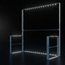 3x3m Backlit SEGO Three-Wall Booth Kit with 2 Sidewalls
