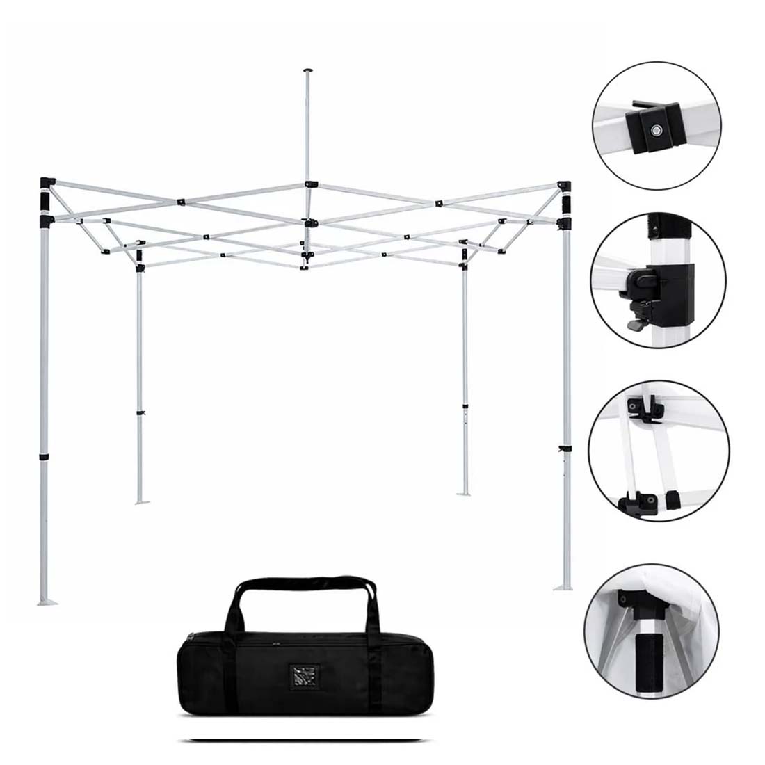 Heavy Duty Fabric Canopy Tent – 2m W x 3m H