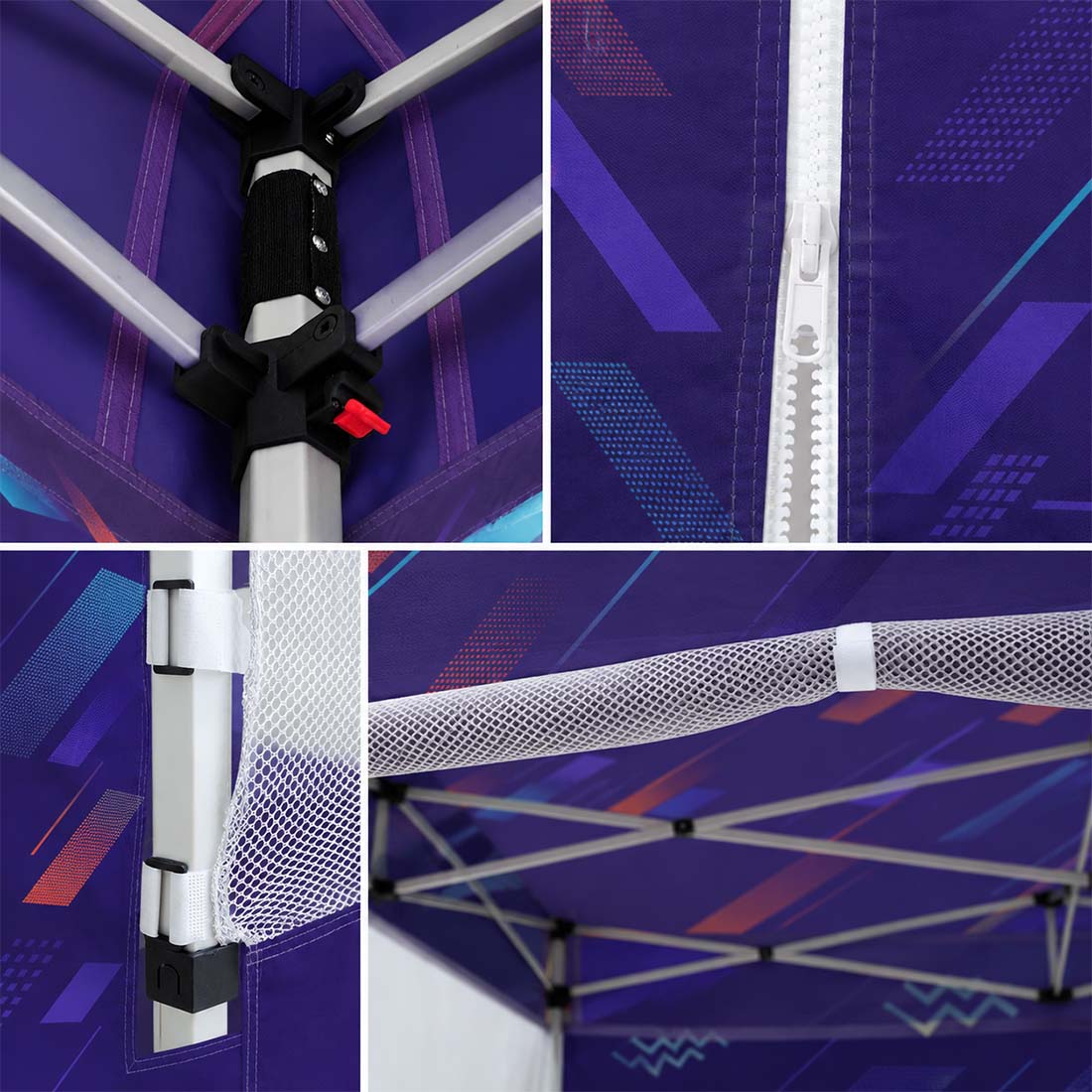 3m x 3m Fabric Food Booth Canopy Tent