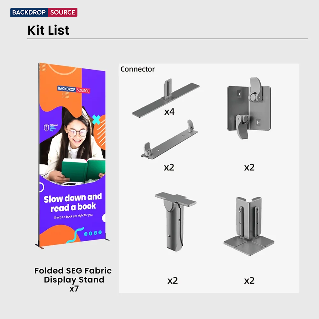 Foldable SEG Exhibition Display - Model 12
