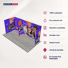 6m Folding SEG U-Shape Booth Kit with Centre Divider