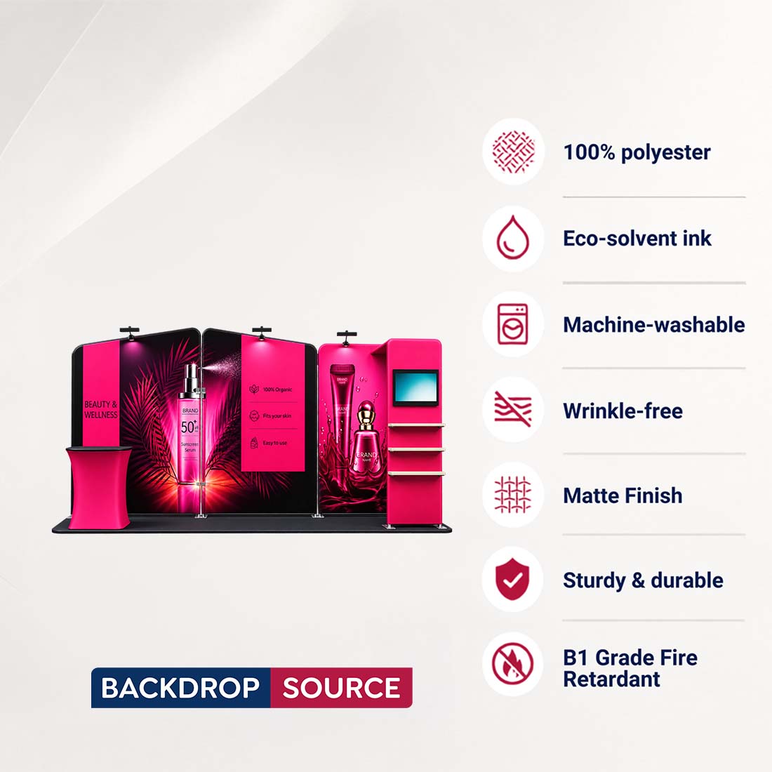 Portable Exhibit Display 3m x 6m - Model 18