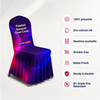 Pleated Banquet Chair Cover