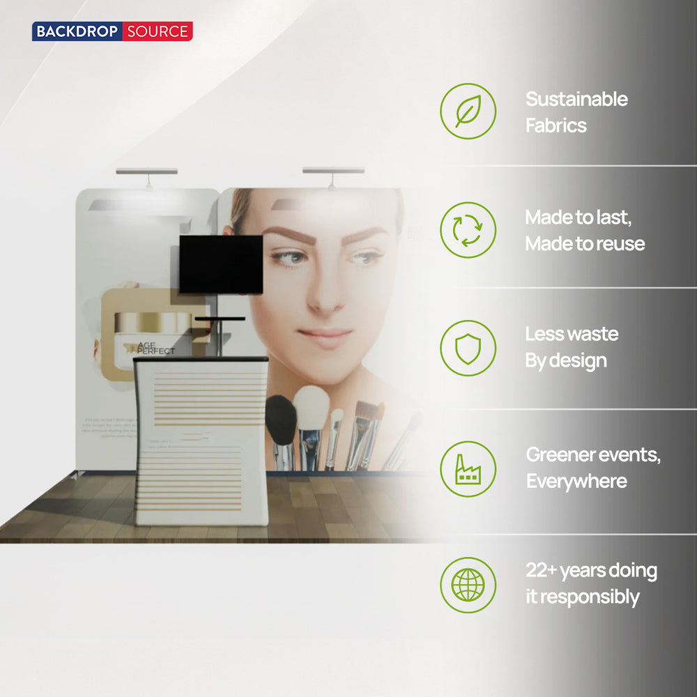 Portable Exhibit Display 3m x 3m - Model 1