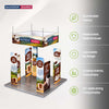 Portable Exhibit Display 3m x 3m - Model 36