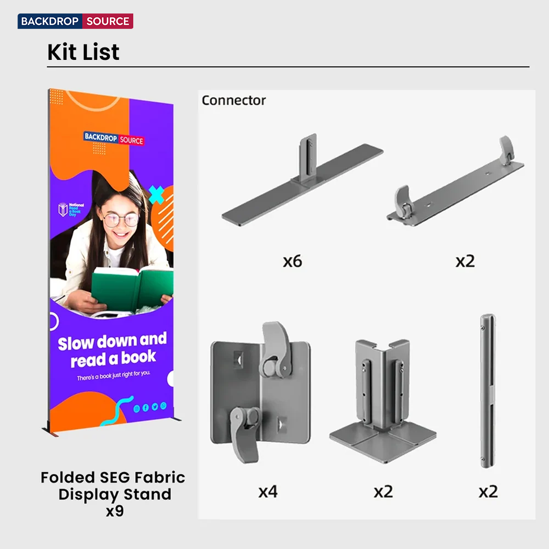 Foldable SEG  Exhibition Display - Model 7