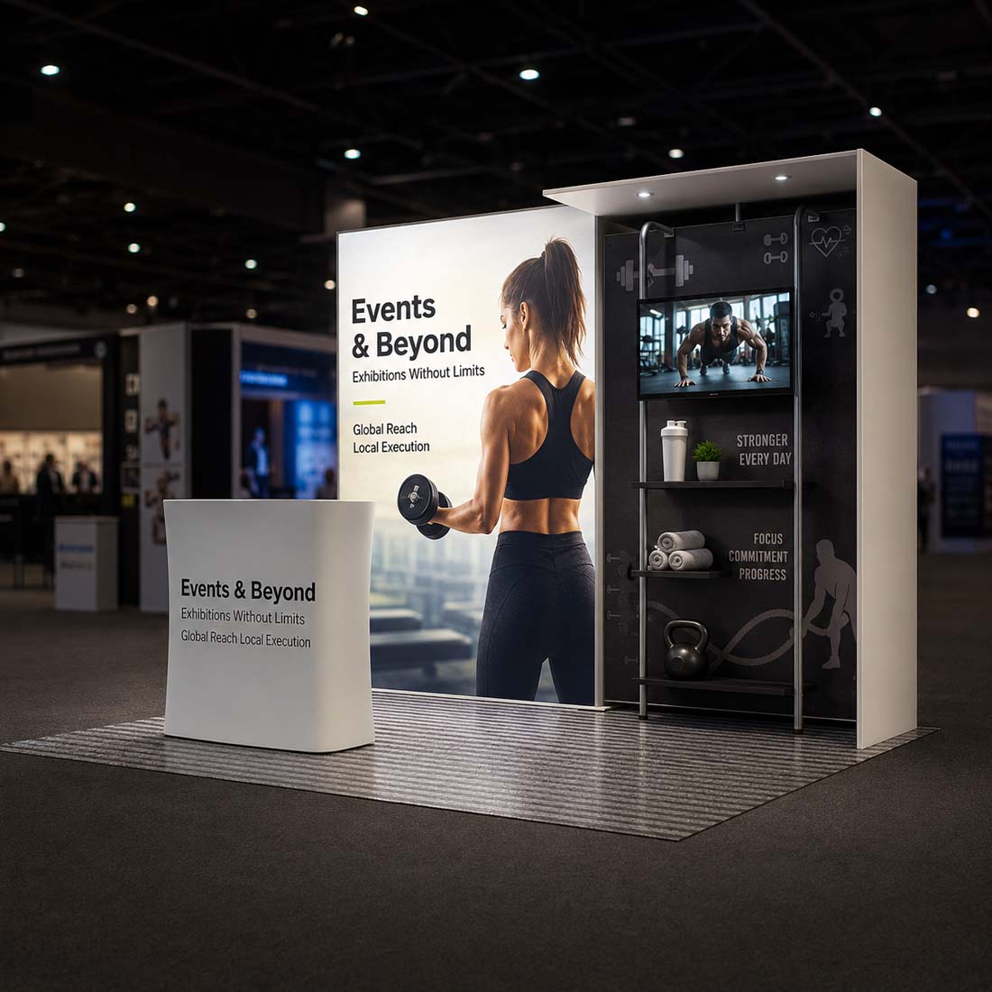 3x3m Backlit SEG Fabric Wall Display