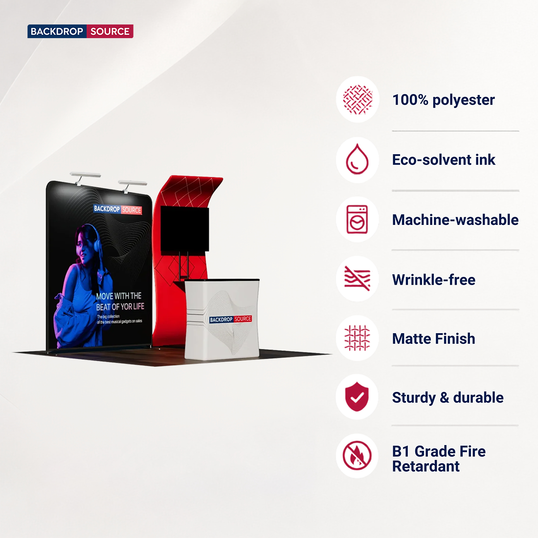 Portable Exhibit Display 3m x 3m - Model 12