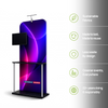 Exhibition Display Stand with Shelving & TV Mount