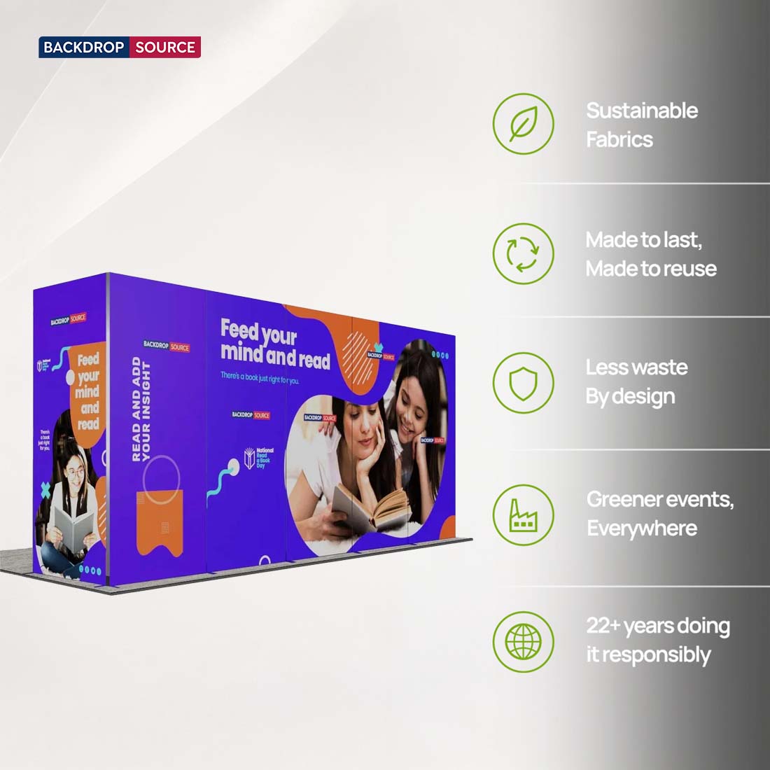 Foldable SEG Exhibition Display - Model 18