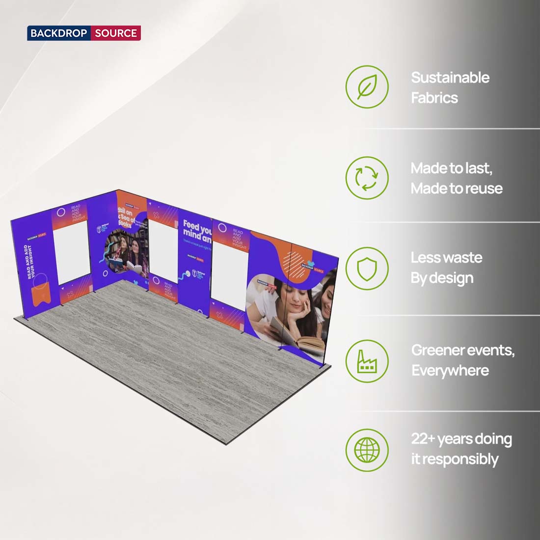 Foldable SEG  Exhibition Display - Model 19