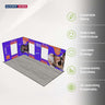 6m Folding SEG Booth Kit with 12 Modular Panels