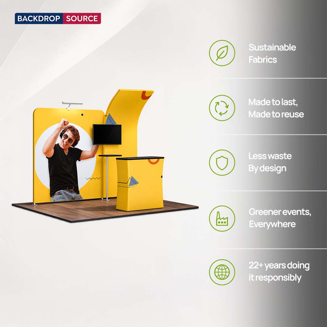 Portable Exhibit Display 3m x 3m - Model 6