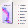 Wall-Mounted SEG Fabric display - 40mm Depth