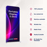 Portable 2.5m High Fabric Exhibit Display
