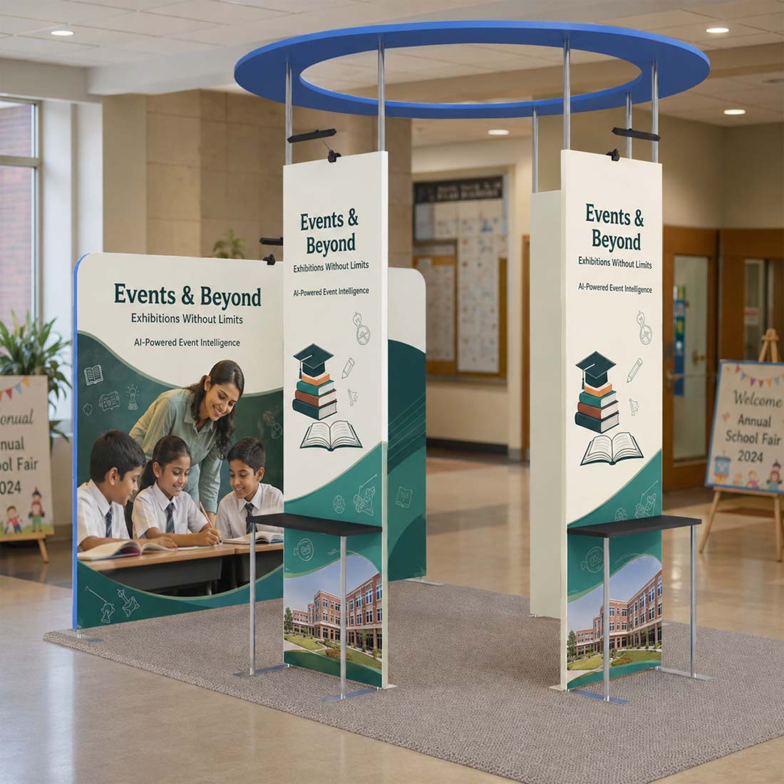 Portable Exhibit Display 3m x 3m- Model 40