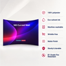 180° Curved Fabric Exhibition Booth Wall