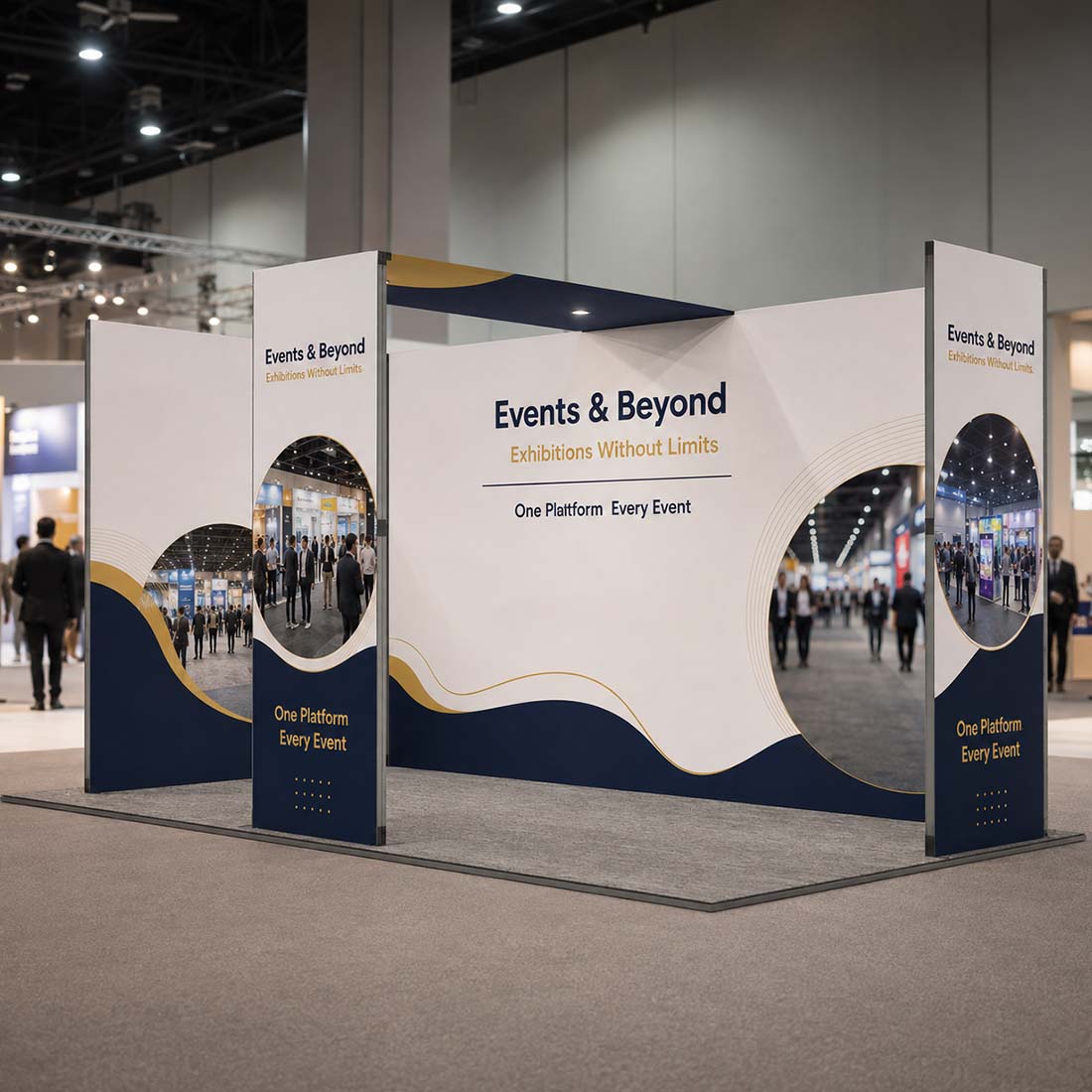 Foldable SEG  Exhibition Display - Model 14