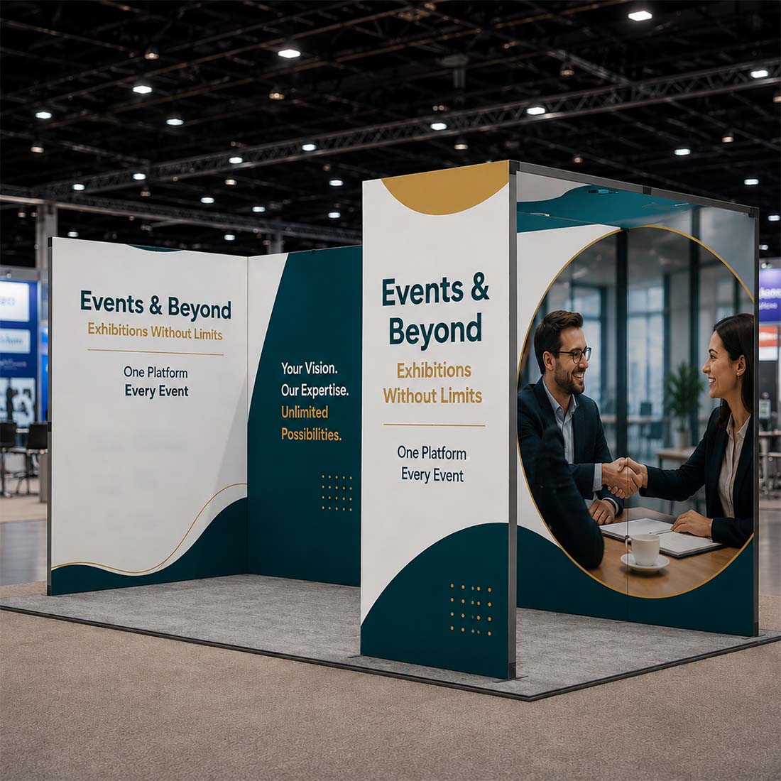 Foldable SEG  Exhibition Display - Model 17