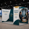 6m Folding SEG Booth Kit with Arch & Corner Sidewall