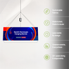 Backlit Rectangle Hanging Banner