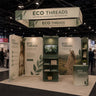 3x6m Magnetic Booth Kit with L-Shape TV Tower & Hanging Banner