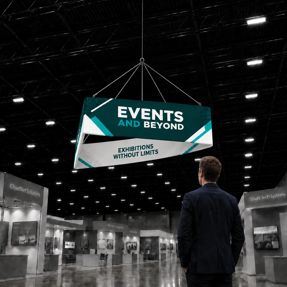 Sky Tube Triangle Hanging Banner
