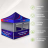 3m x 3m Fabric Food Booth Canopy Tent