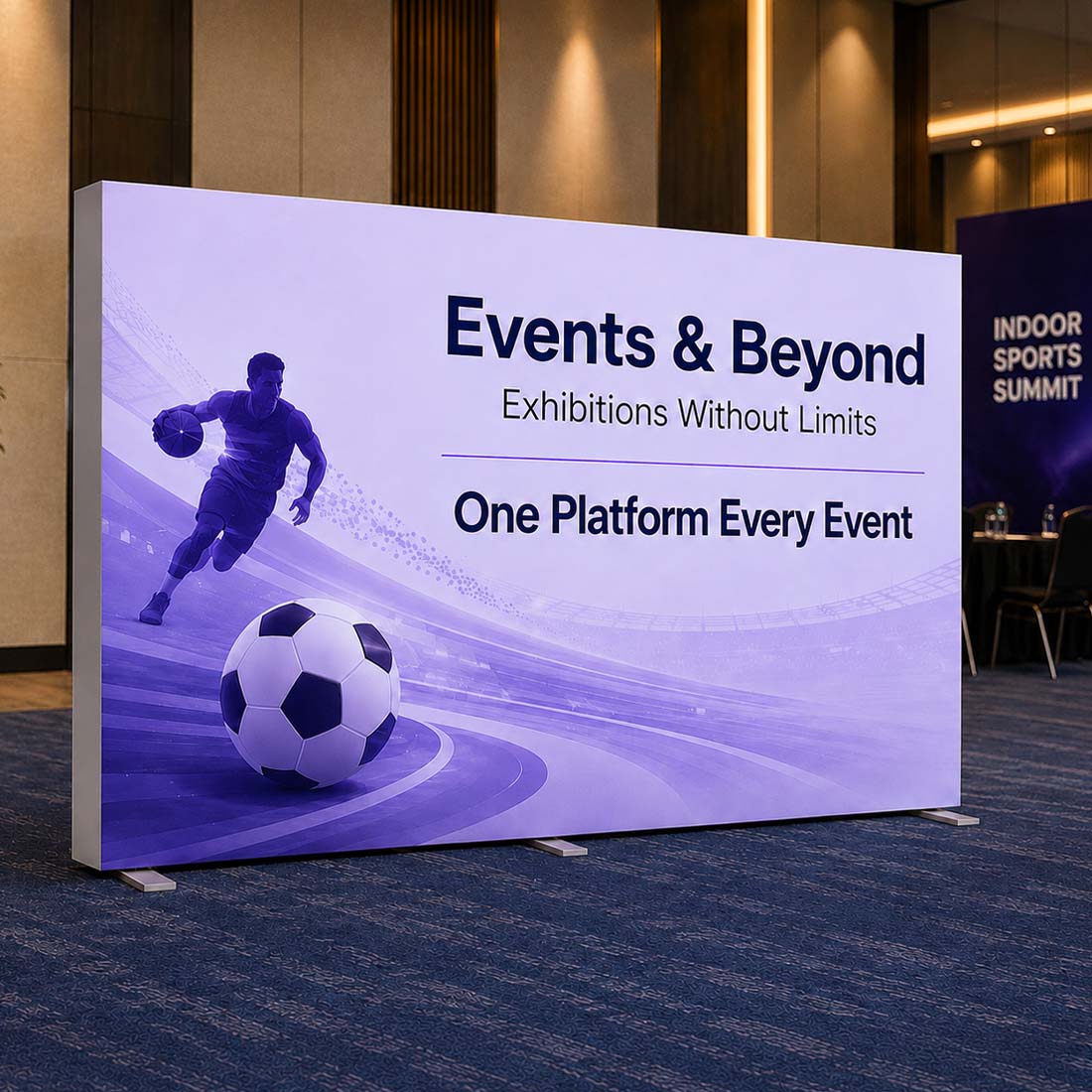 SEG Fabric Media Display -4m W x 2.5m H