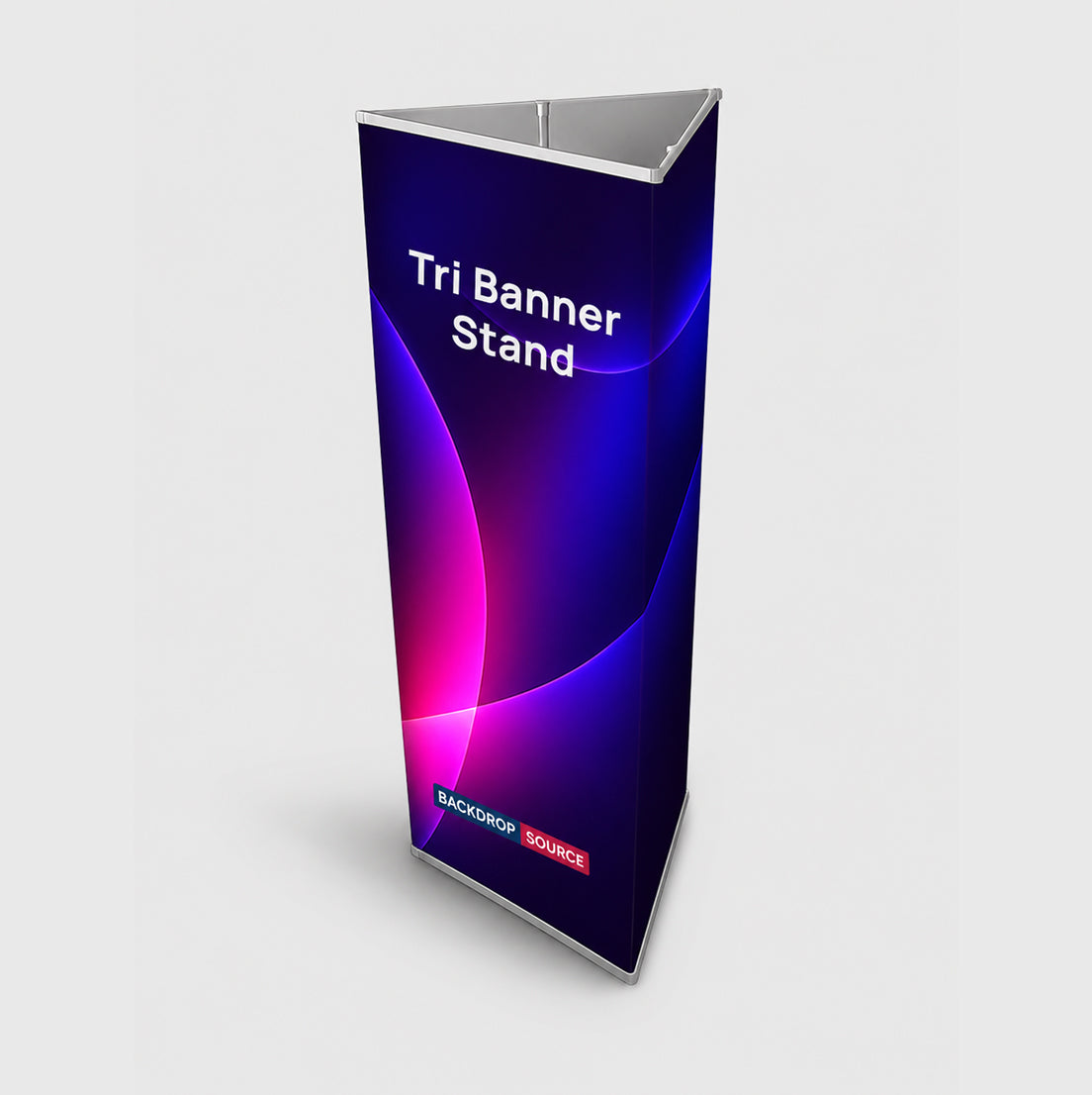 Modular Triangle Fabric Banner Display Stand