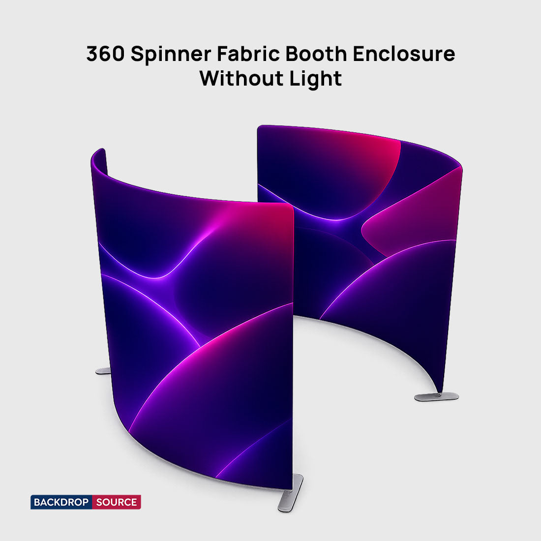 360° spinner booth enclosure