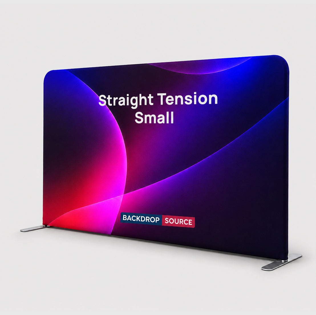 Small Portable Straight Fabric Backdrop - 3m W x 0.9m H