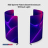 360° spinner booth enclosure