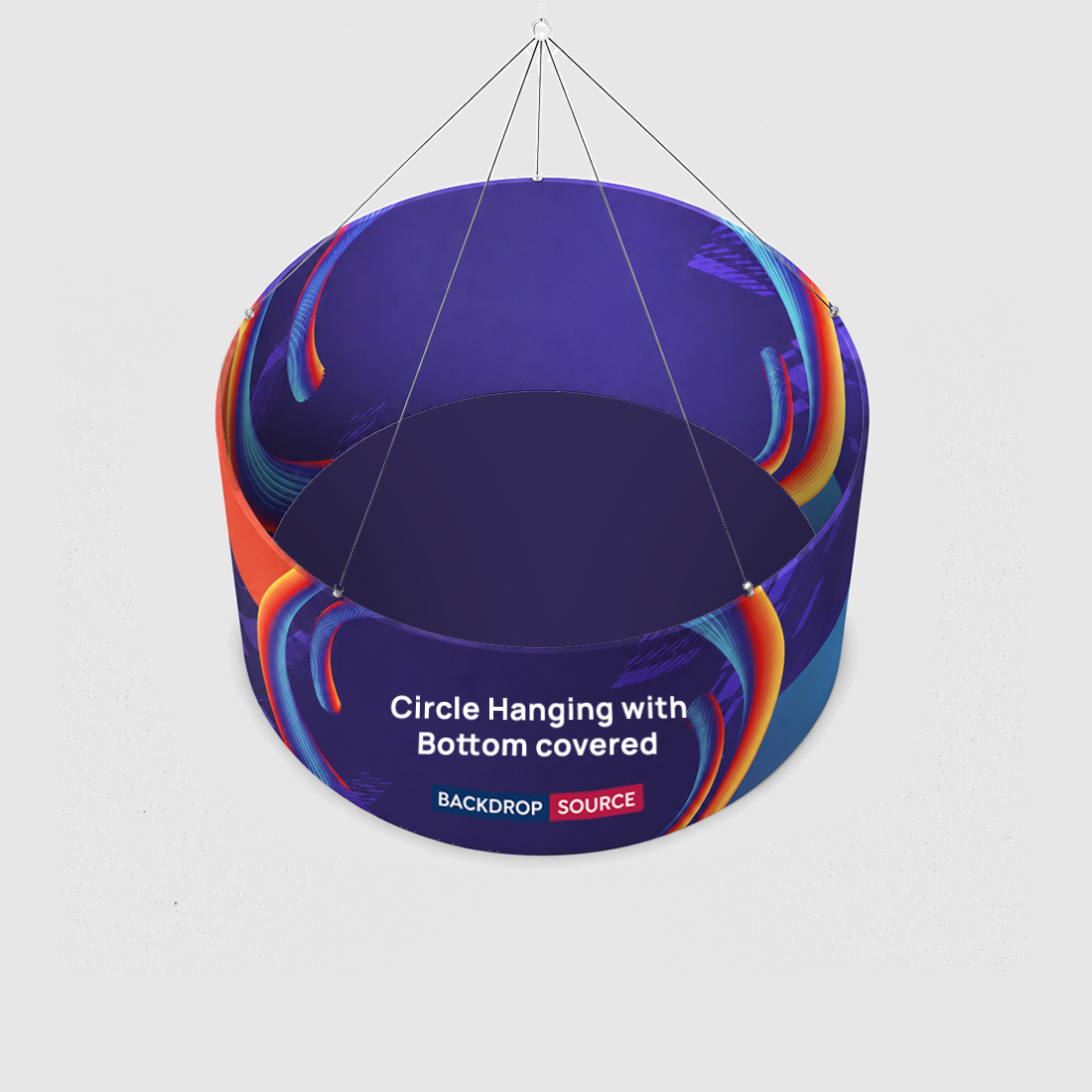 Circle Hanging with Bottom covered