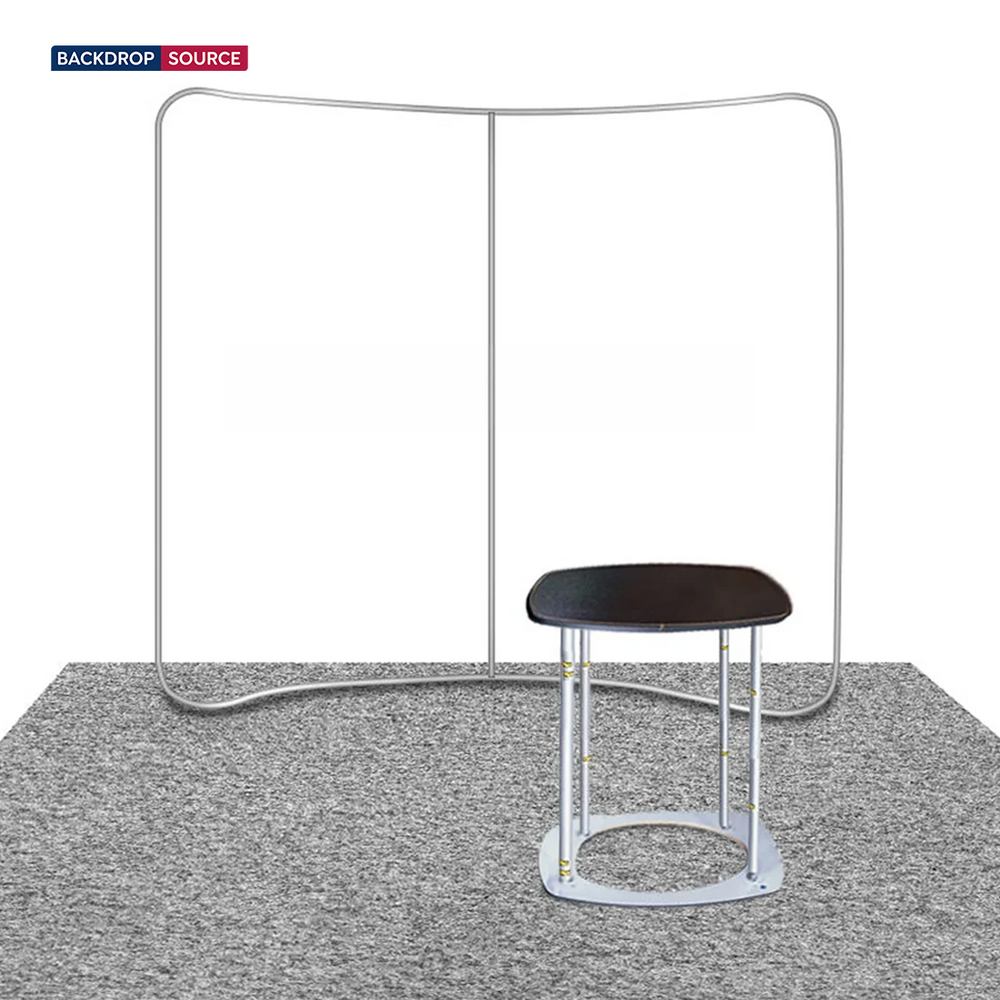 3m x 3m Curved Exhibit Pro 3-in-1 Display Kit with Illume Lights