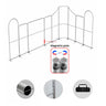 6x6m Magnetic Fabric Booth Wall with Mixed Curved & Angled Panels