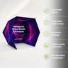 Hexagonal Vogue Booth Enclosure Backdrop with LED Light