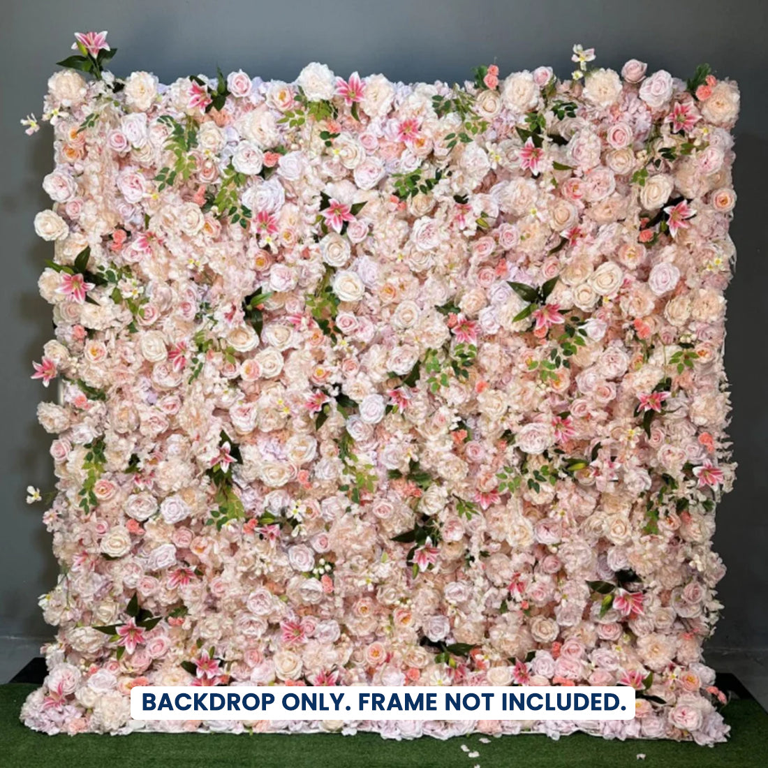 Artificial Floral Event Wall Backdrop – Style 60